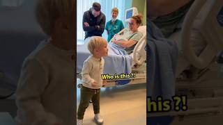 This Toddler Was NOT Ready for a New Sibling 😂💀#NoFilterKids #ToddlerMeltdown #FunnyReactions