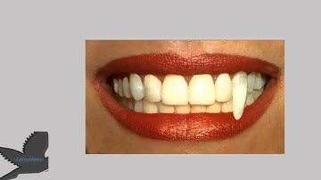 Photoshop-vampire teeth tutorial (easy)