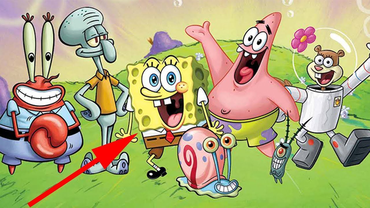 Герои мультфильма спанч боб имена картинки