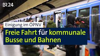Einigung Im Öpnv Freie Fahrt Für Kommunale Busse Und Bahnen Br24