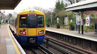 Bombardier Electrostar Class 378 departing Kew Gardens