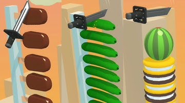 Slice it all! Relaxing ASMR GAME Android, ios gameplay all levels #sliceitalllevels ##asmrgaming