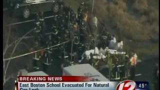 Boston school evacuated for natural gas leak