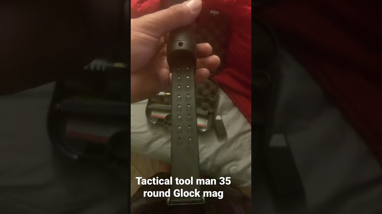 Tactical tool man 35 round Glock mag