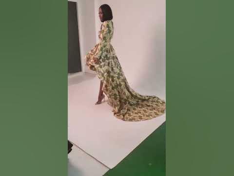 gown with detachable train