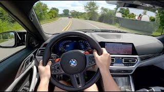 2022 BMW M4 Competition Convertible - POV Test Drive (Binaural Audio)