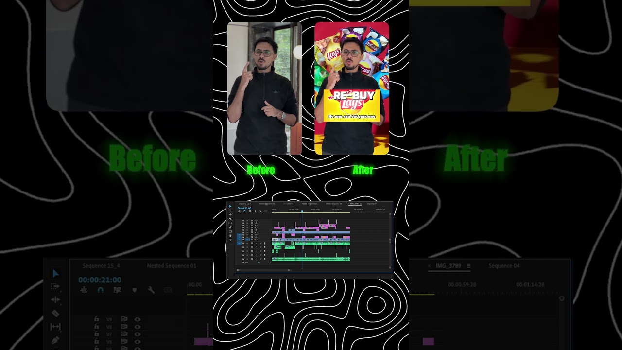 Creating Fun Instagram Reels in Adobe Premiere Pro | Timeline SUNDAY| #shorts