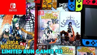 UNBOXING! Giga Wrecker Alt Collector Edition Nintendo Switch Limited Run Games #33 screenshot 4