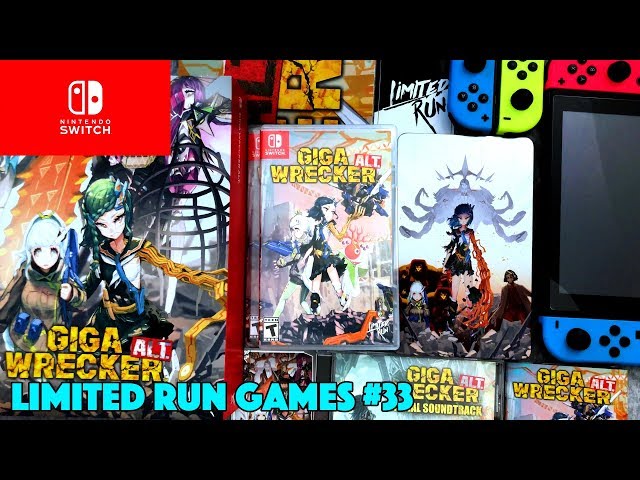 Switch　ギカレッカー オルト　Limited Run Amazon.com: Giga Wrecker Alt. (Switch Limited Run #33) : Video Games