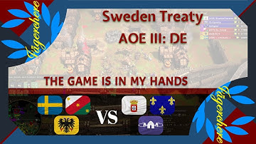 The Map Control Is Real | 3v3 Treaty with Sweden | AOE III: DE