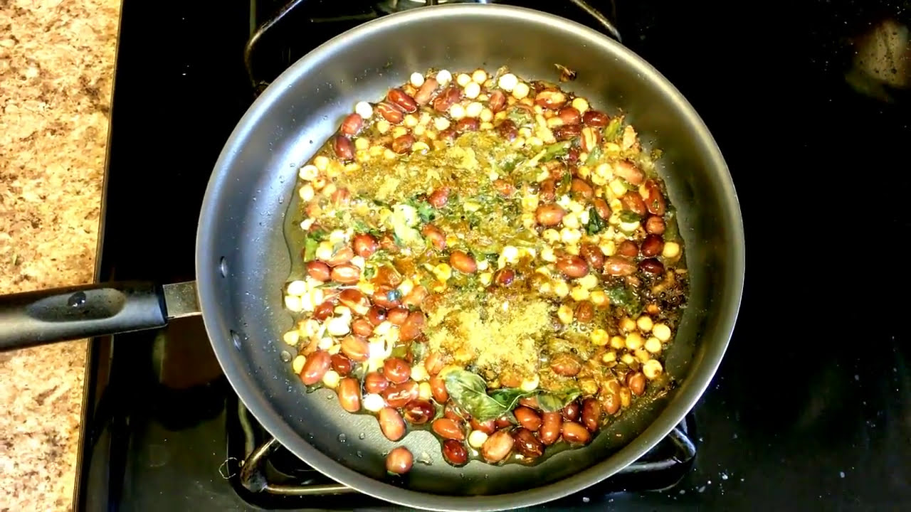 Easy Evening SnackGarlic Namkeen/chiwda recipe/borugula /murmure
