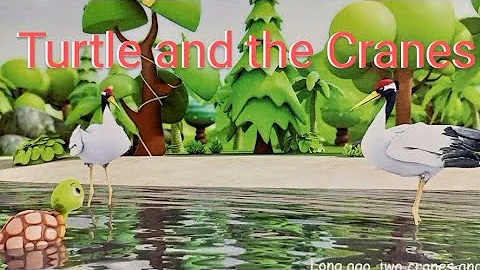 The Turtle and the Cranes/Story telling for kids/ Kids Learning...