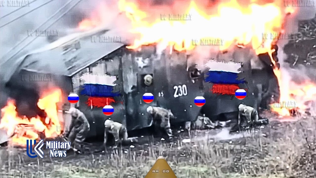 Ukrainian FPV drones brutally blow up Russian battle tank troops in Pokrovsk
