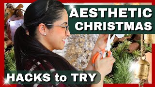 Aesthetic Cozy Neutral Christmas Decor🎄Holiday Hacks To Try