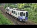 ほくほく線 HK100 ほしぞら+ゆめぞらⅡ 普通列車 843M くびき→大池いこいの森にて /Japanese Trains HK100Series Hokuhoku Line