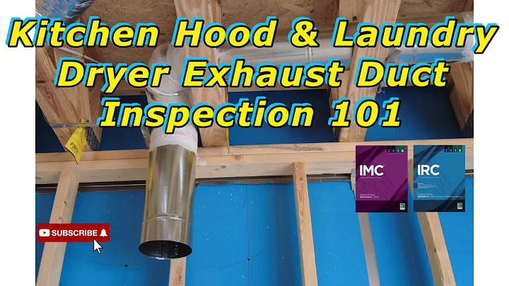 The Kitchen & Laundry Exhaust Duct Must be Code Compliant at Pre-Drywall Inspection.