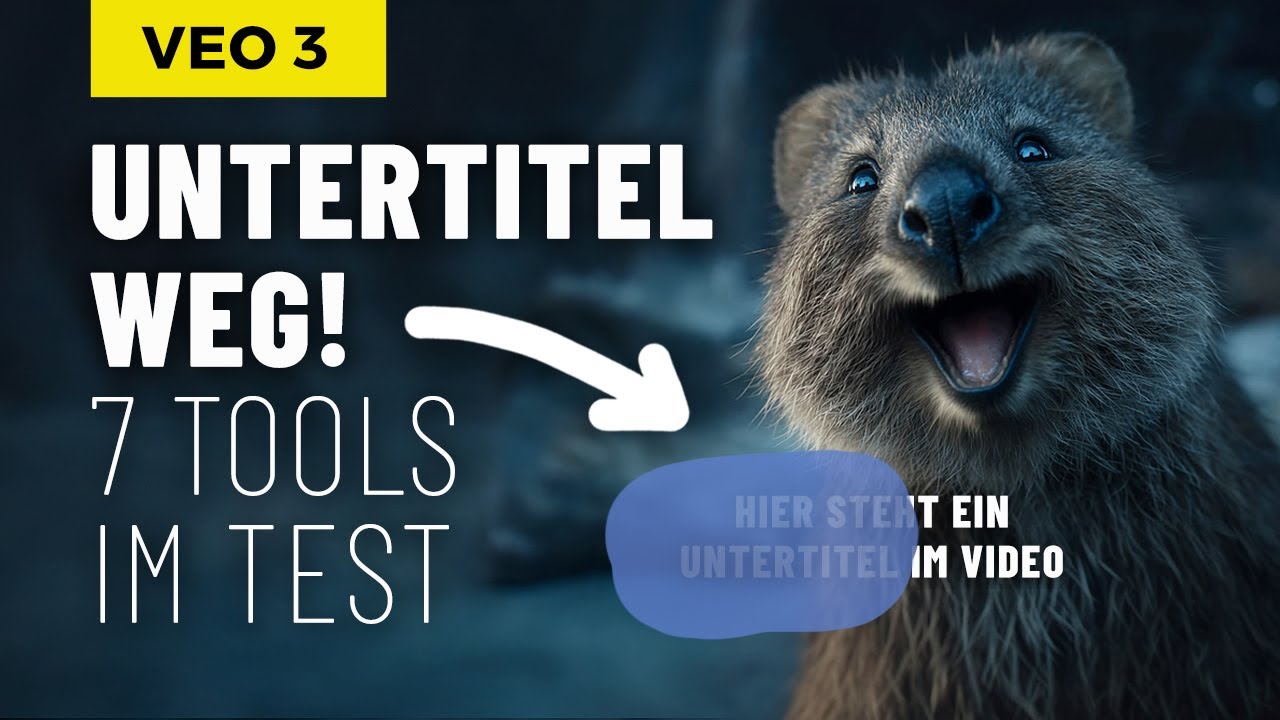 Veo 3: Störende Untertitel? So bearbeitest du AI-Texte im Video + Veo 3 ohne Google nutzen