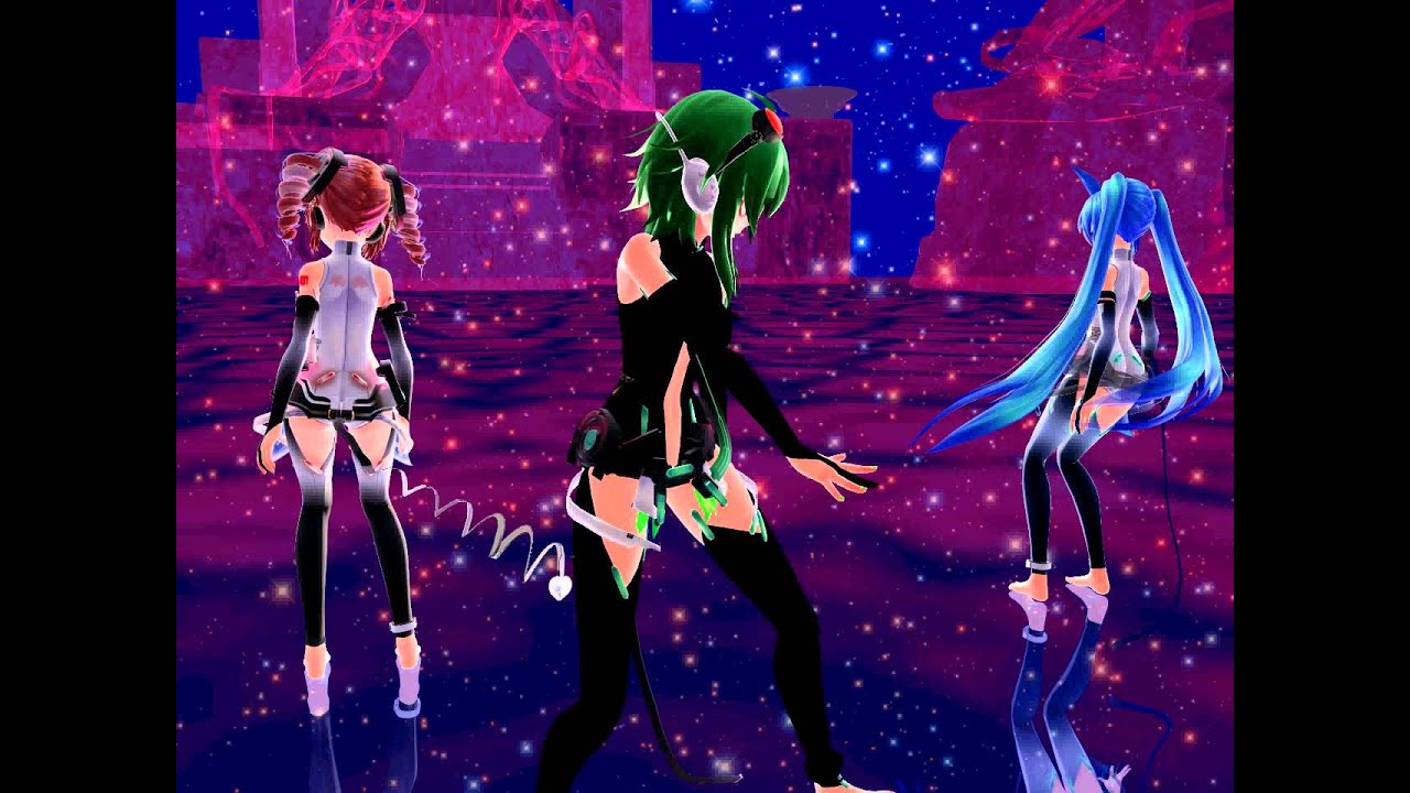 MMD Shake it! Emon TDA Gumi Starry Nights Concert - YouTube