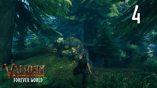 Exploring the Black Forest &amp; Burial Chambers | Valheim Forever World Ep. 4