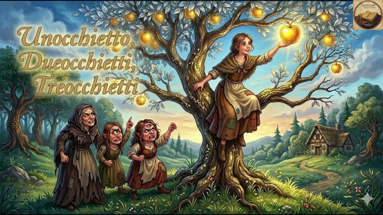 Unocchietto Dueocchietti Treocchietti | Occhiolina Biocchiolina Triocchiolina | Fiaba Grimm | Audio