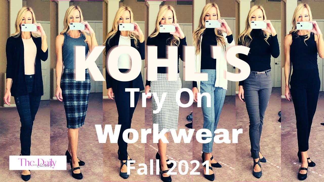 Kohl's  Try On Haul -Workwear- Slacks, Shoes, Blouses and Blazers-Fall 2021