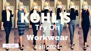 Kohl's  Try On Haul -Workwear- Slacks, Shoes, Blouses and Blazers-Fall 2021