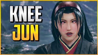 T8 ▰ Knee Trying Out Jun. Insane Gameplay. 【Tekken 8】