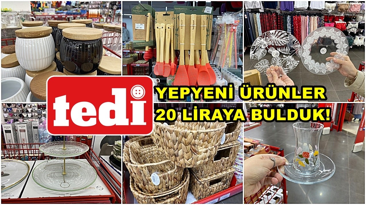 TEDİ'DE YENİ GELENLER İNDİRİMLİ ÜRÜNLER❗️/TABAKLAR 20TL❗️ALAN ALANA😱/YETİŞEN ALIR/ÇEYİZ ALIŞVERİŞİ