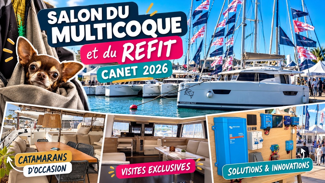 ⁣Salon du multicoques et du refit, Canet 2026