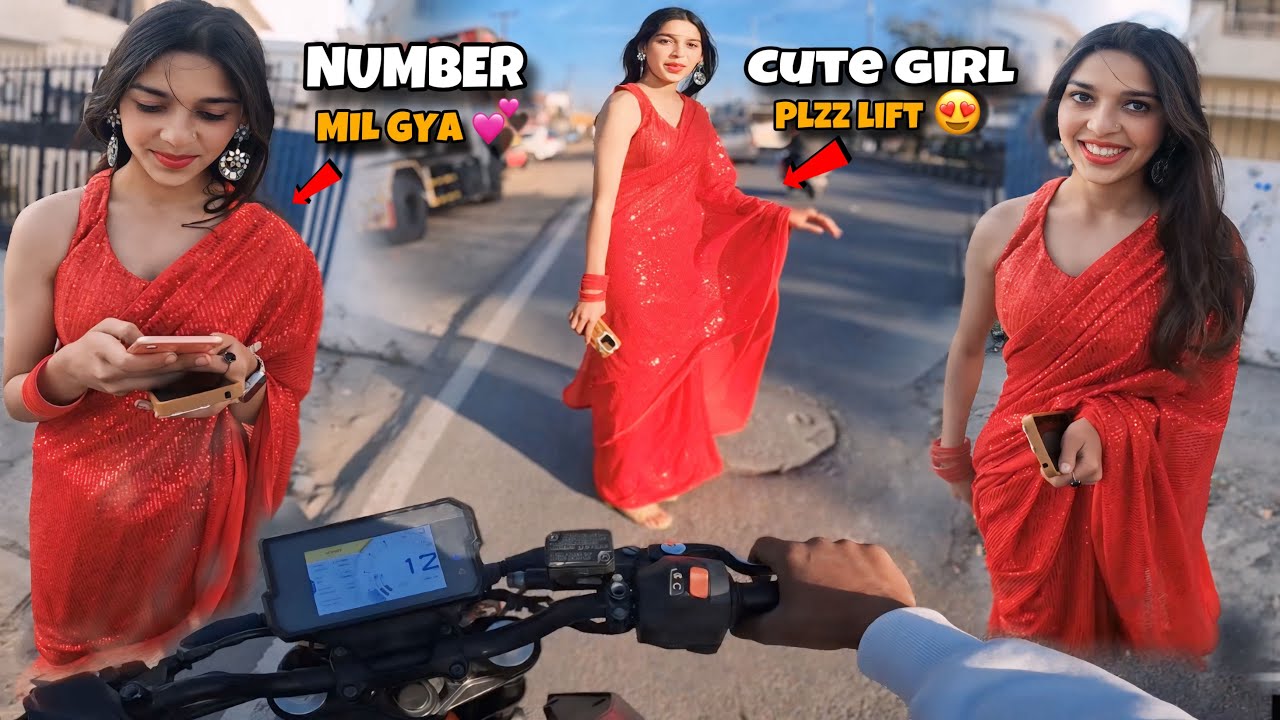 Cute Stranger Girl Asking For Lift 😍PIzz Apna No. Dedo❤️