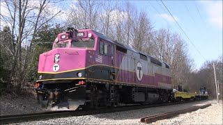 MBTA Stoughton Line Rail Train - 3/2023