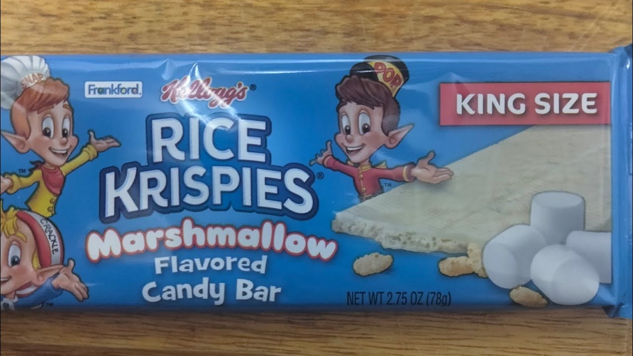 Kellogg's Rice Krispies Marshmallow Flavored Candy Bar from Frankford