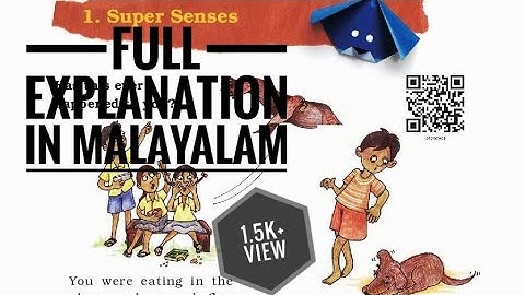 EVS CHAPTER 1 || SUPER SENSES || CLASS 5TH || EXPLANATION IN MALAYALAM || PART 1 ||