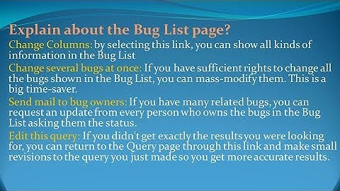 Bugzilla Interview Questions and Answers for freshers and experienced– Part 3