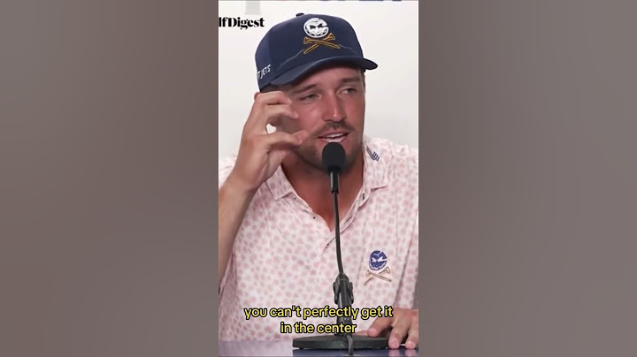 Bryson DeChambeau on how he handles his own balls before playing