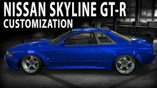 NFS NO LIMITS - Nissan Skyline GT-R BNR32 (Customization and Gameplay)