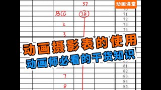 【枫桥手绘动画】用案例讲解动画中的摄影表使用