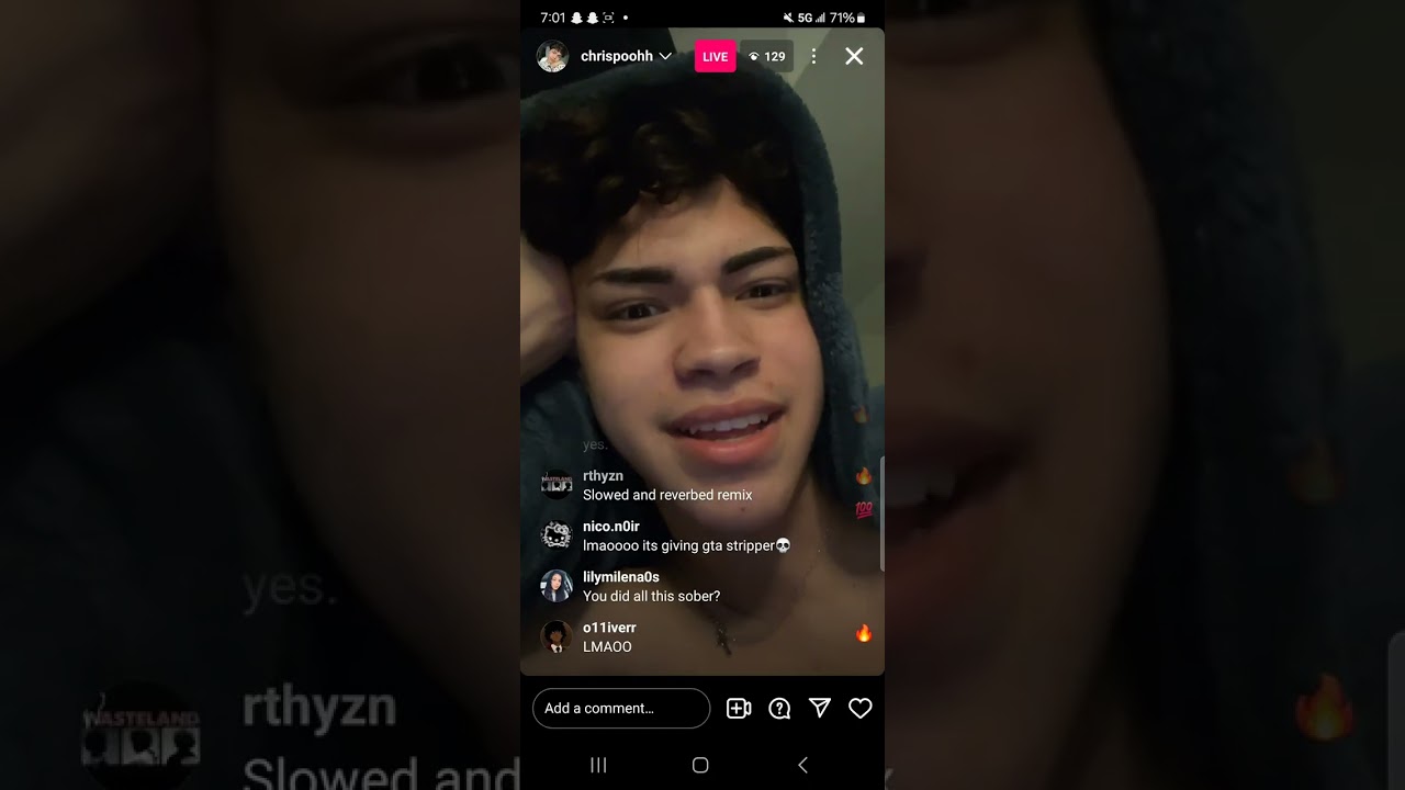 Chris cotter ig live December 27,2024