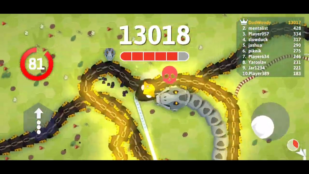 Snakeoi Map MASSIVE score of 58,370 in SNAKE io hunters MAP - YouTube