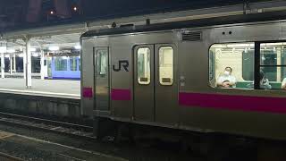 701系奥羽本線普通列車　青森駅発車シーン