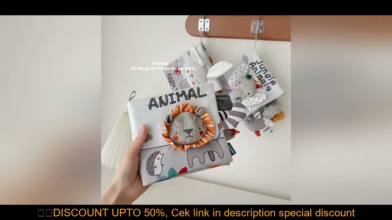Baby Cloth Book Toys Animals Soft Learning Educational Toys For Babies Development montessori Sensor