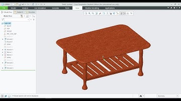 How to draw " TABLE " in creo #creo #3Dmodelling #Table #Creomechanism #trending #support