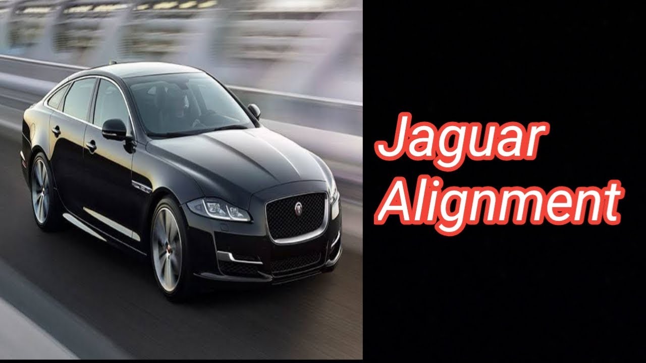 Jaguar wheel Alignment work... YouTube