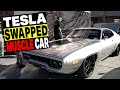 Tesla Swapped 1972 Plymouth Satellite - SEMA 2021 - Project Electrollite