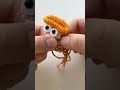 Crochet Monster Keychain #diy #keychain #knitting
