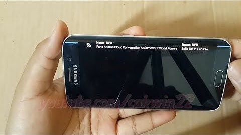 How to add or remove Website RSS in edge screen Samsung Galaxy S6 Edge