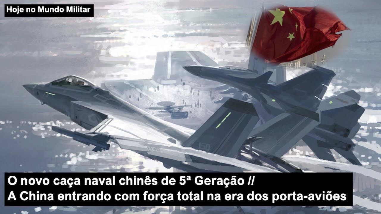 O novo caça naval chinês de 5ª Geração – Os chineses entrando com tudo na era dos porta-aviões