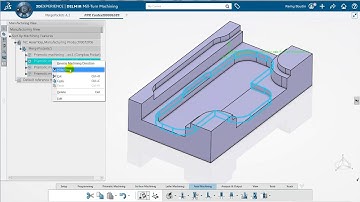 3DExperience Machining - Merge Pockets