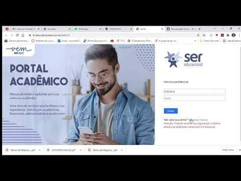 COMO GERAR SENHA NO PORTAL DA UNINASSAU