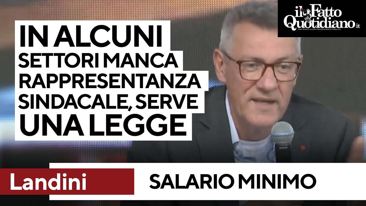 Landini si scalda: “Contratti da fame? In alcuni settori manca la rappresentanza sindacale”